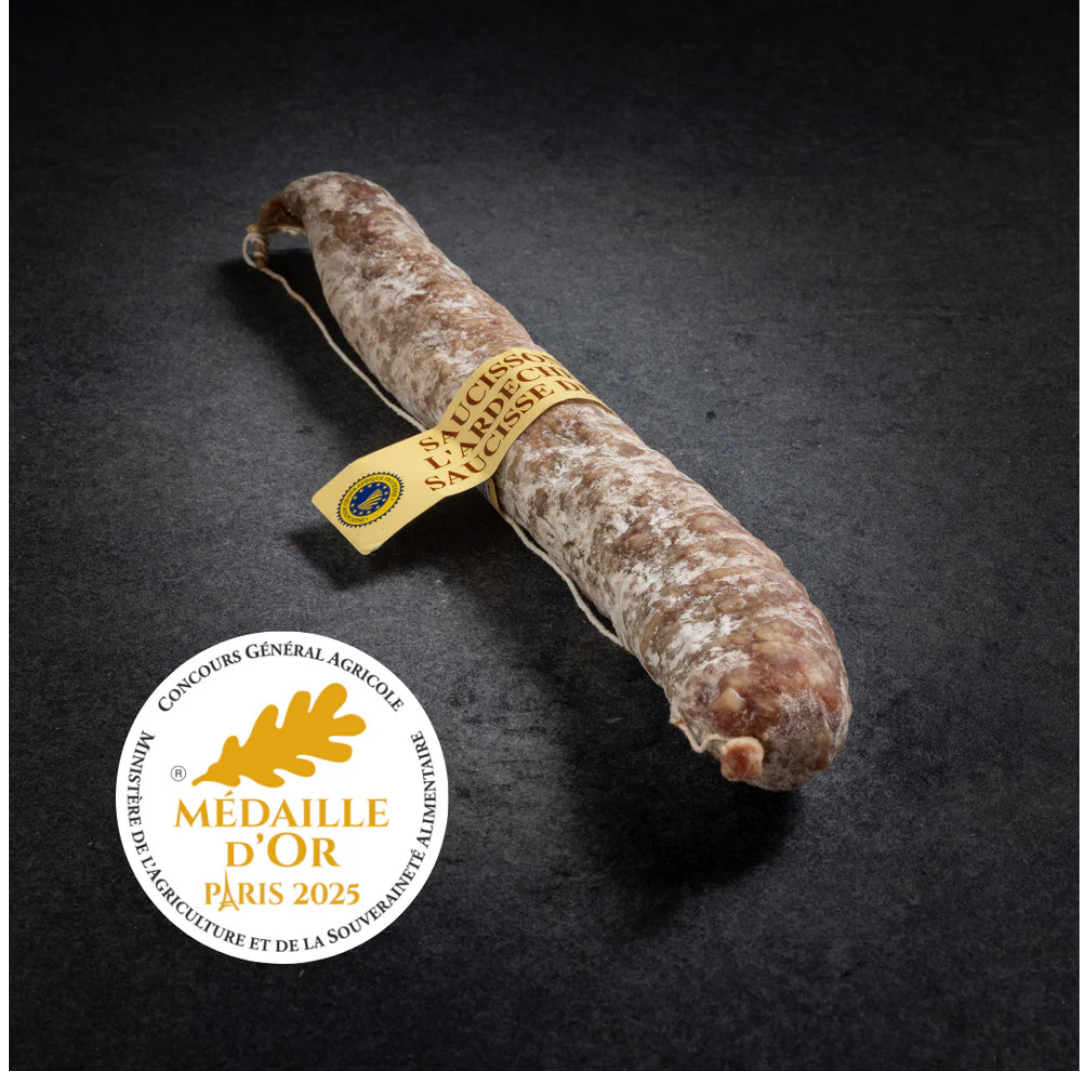 Salsiccia "dritta" dell’Ardèche IGP