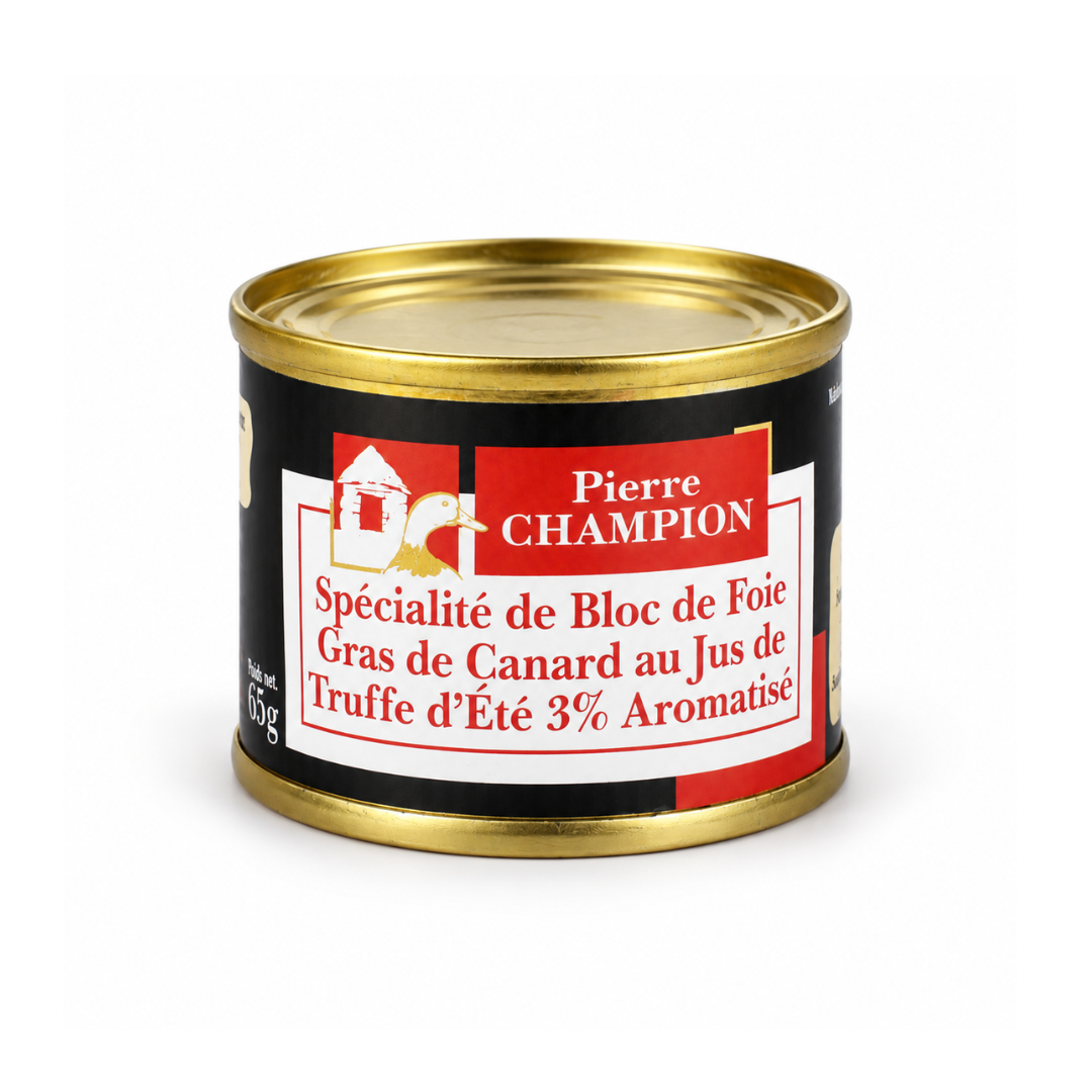 Specialità di Foie Gras d'Anatra al Tartufo Estivo 3%