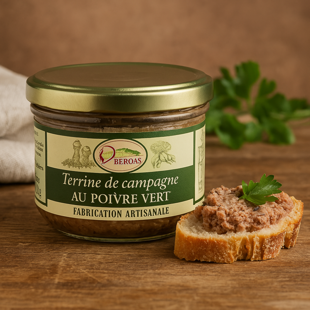 Terrina "de campagne" artigianale al pepe verde