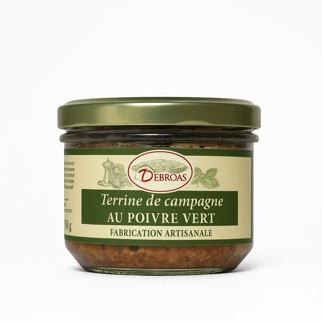 Terrina "de campagne" artigianale al pepe verde