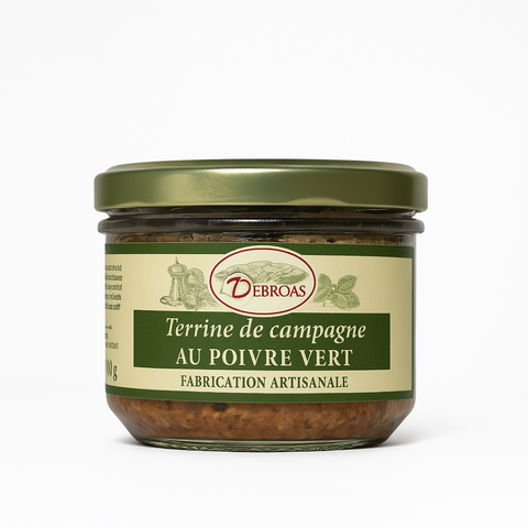 Terrina "de campagne" artigianale al pepe verde