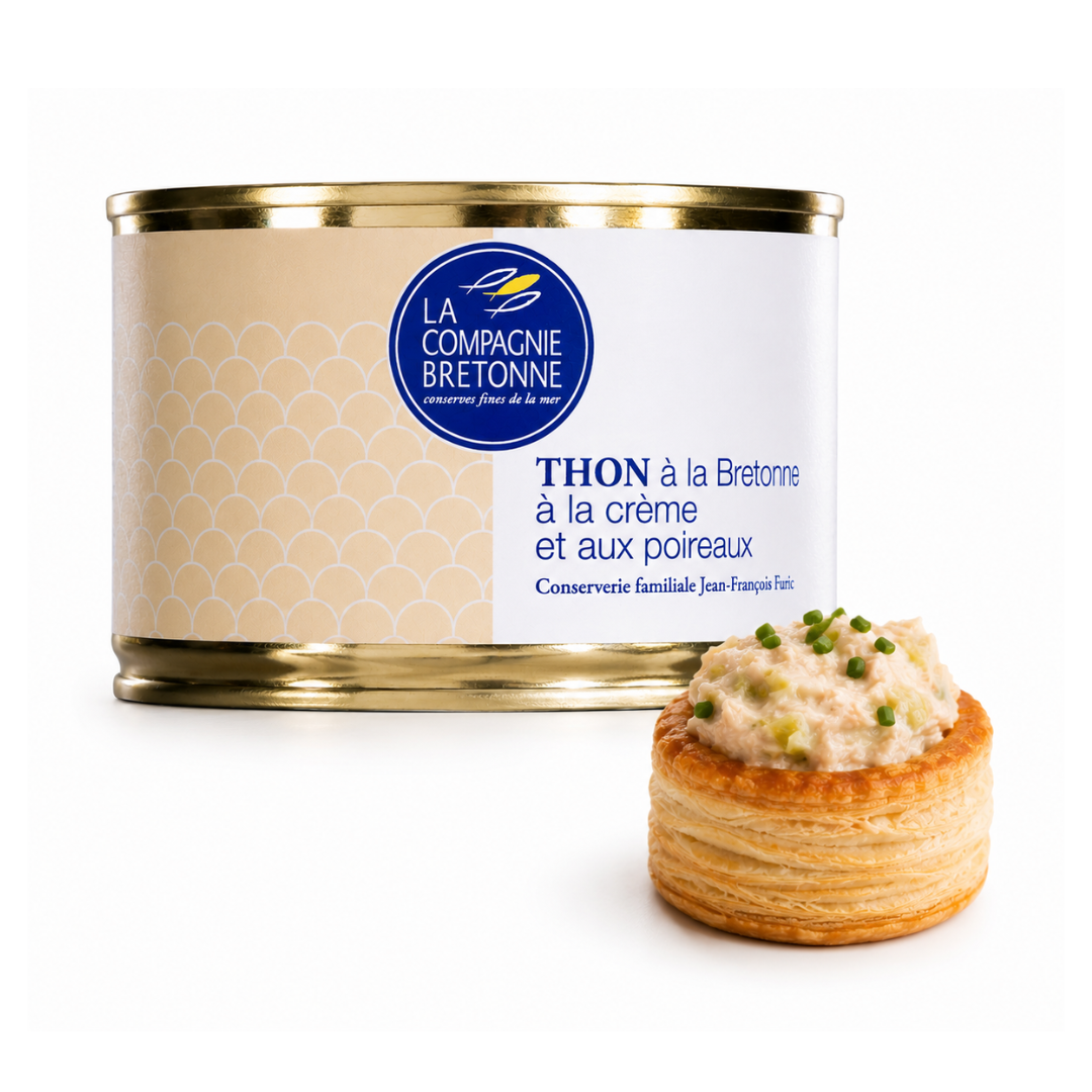 Tonno alla Bretone con Panna e Porri