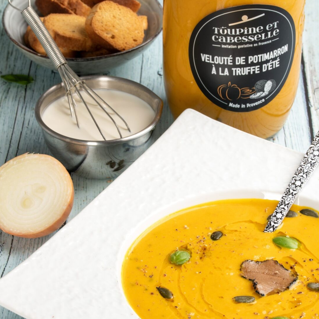 Vellutata di zucca al tartufo estivo